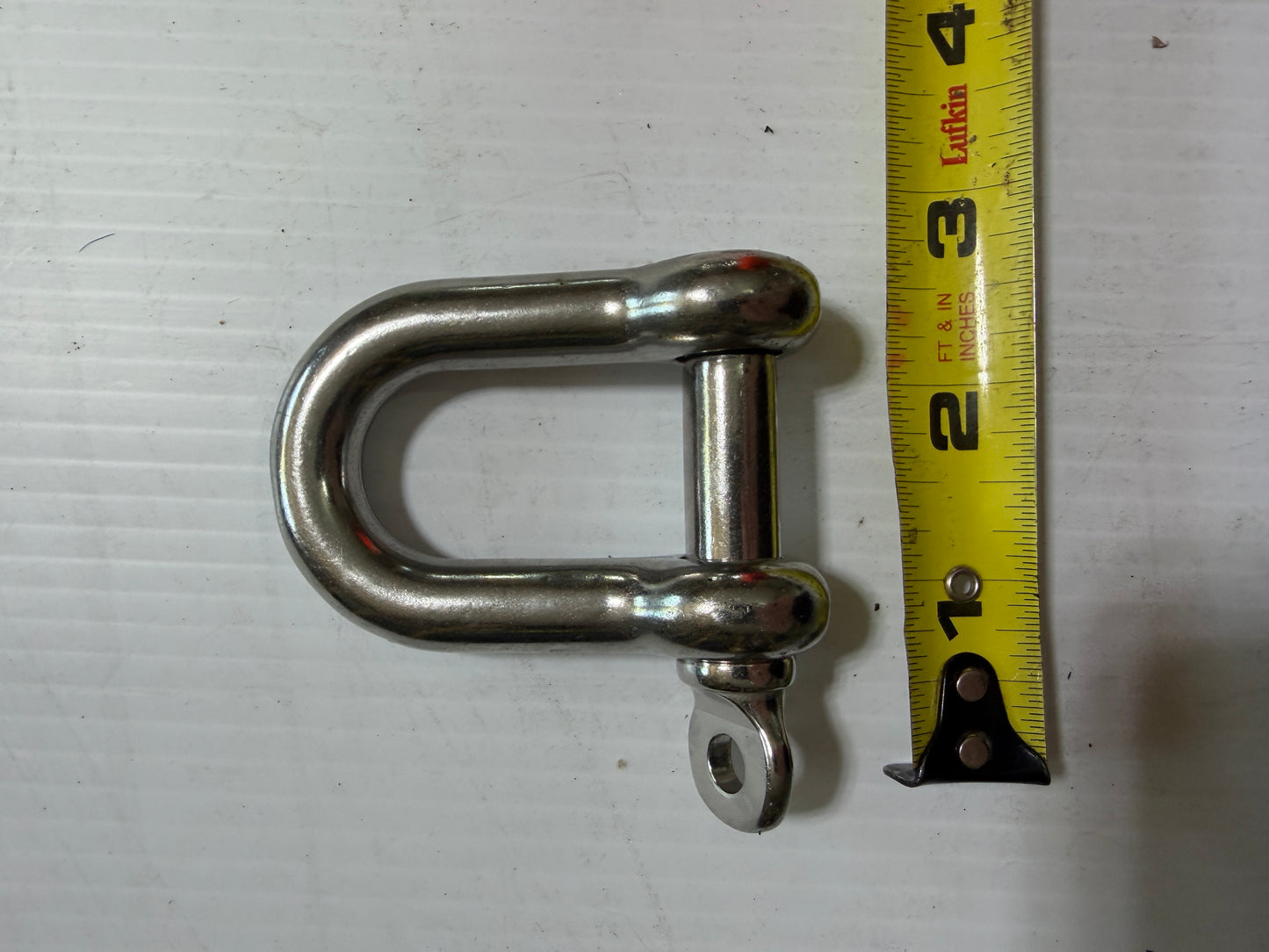 7/16" Stainless Steel D Shackle