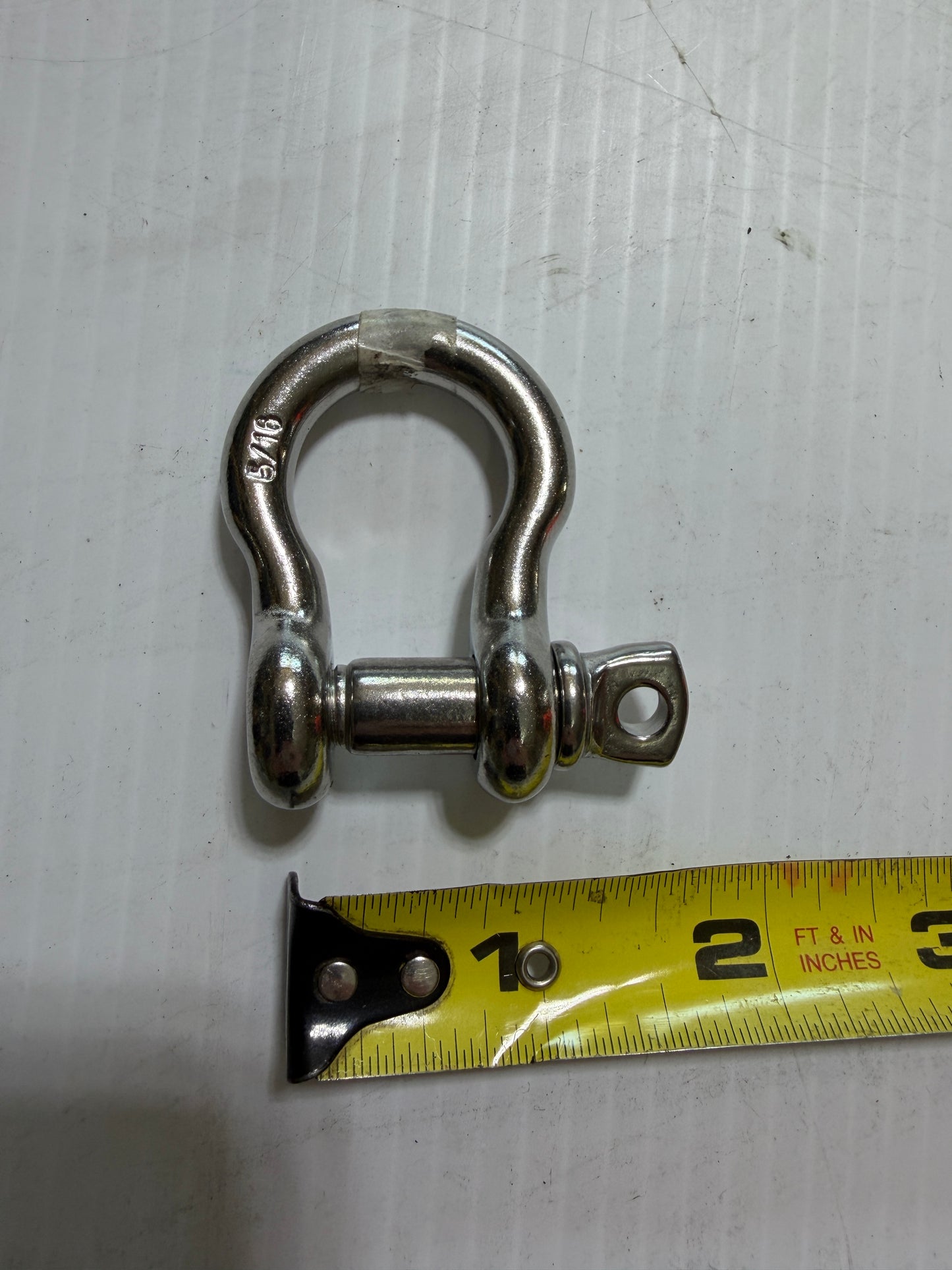 5/16" Stainless Steel Bow Shackle