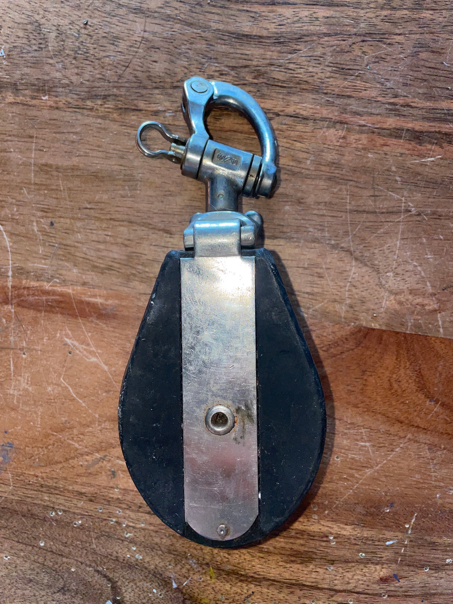 Large Nicro Marine Snatch Block - 2 1/2” Sheave - 7/16” Line