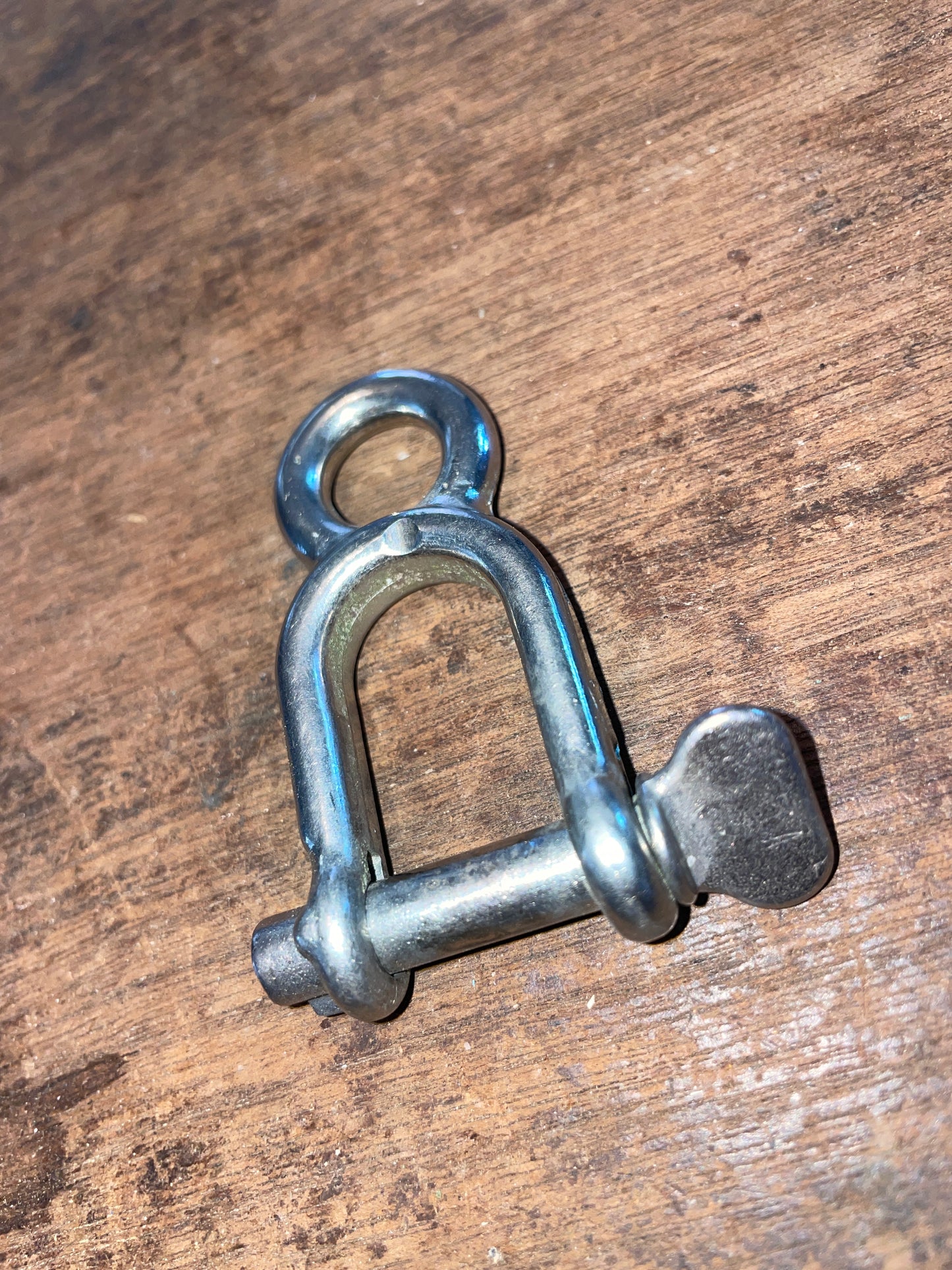 SS Fixed Bail Forked Shackle- 3/4” Width