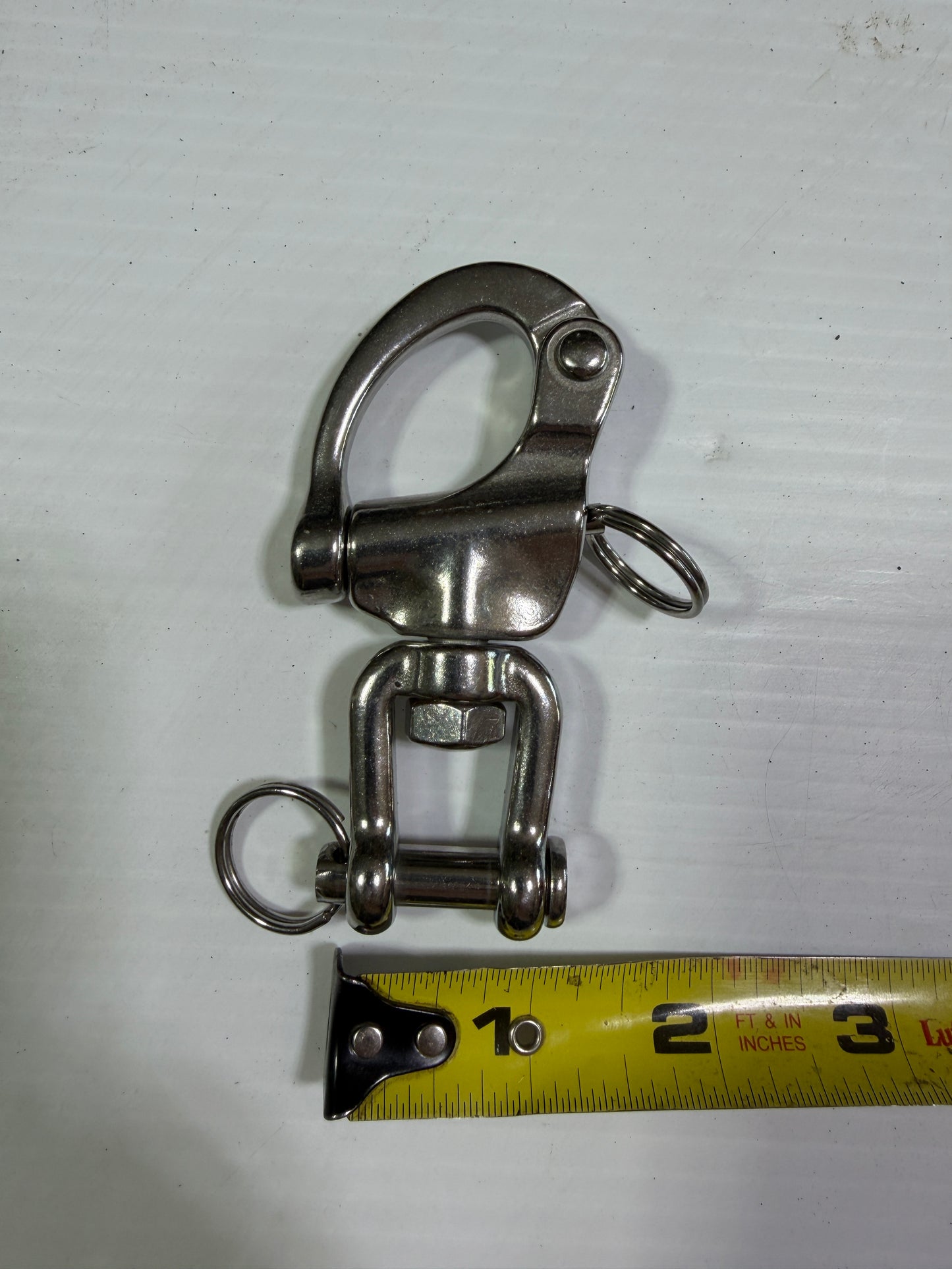 Stainless Steel 7/16” Forked Swivel Bail Shackle