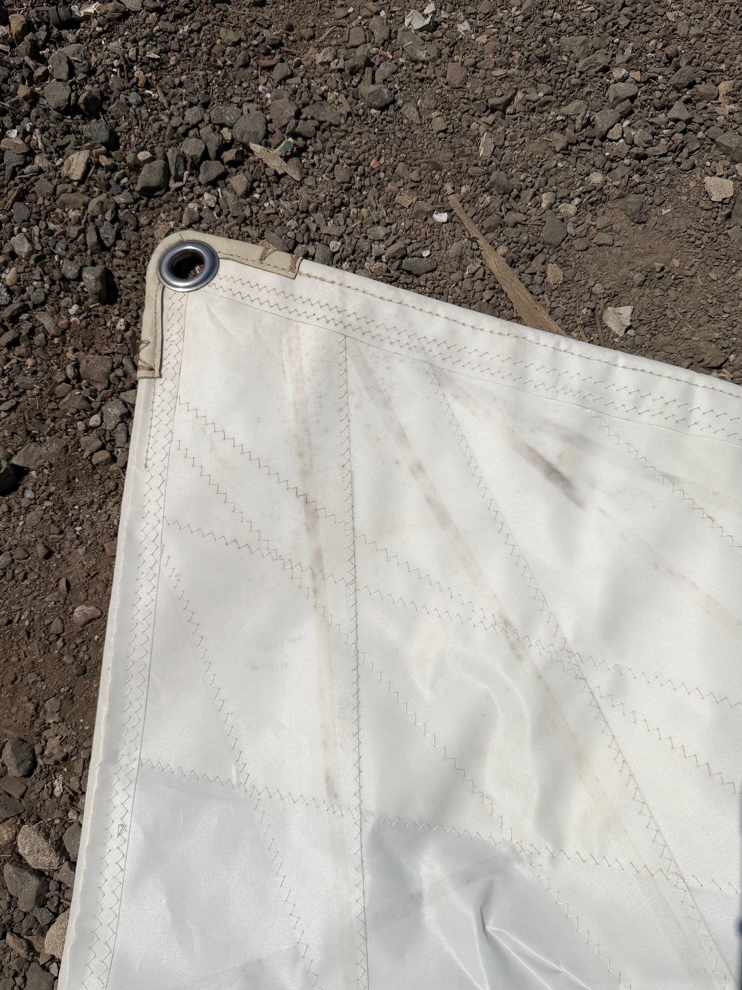 1978 Hunter 30 Main Sail - 37'7" Luff x 35' Leech x 13'7" Foot