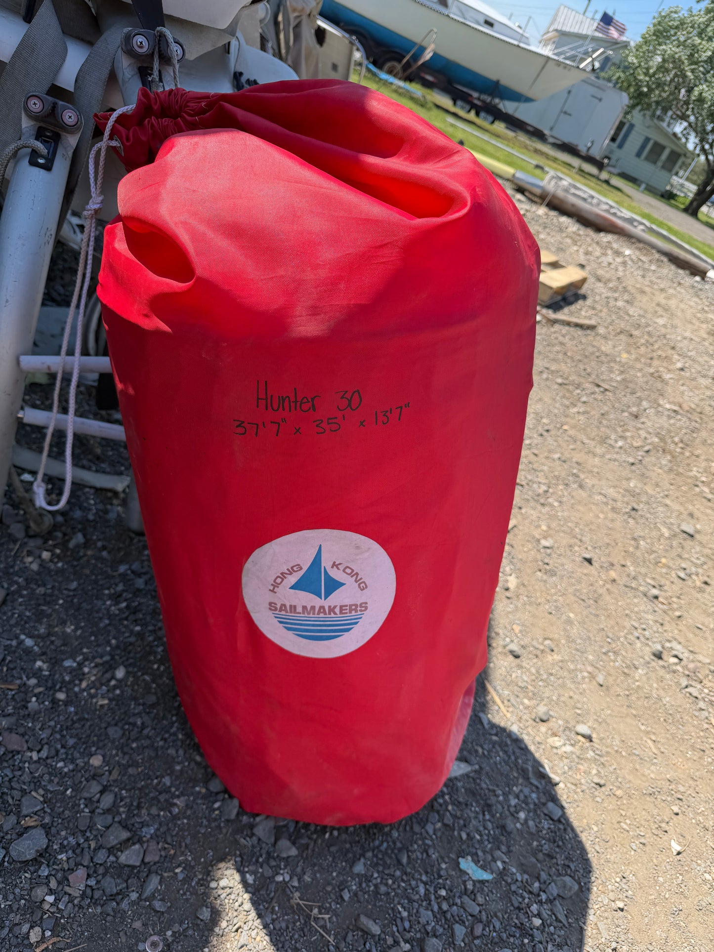 1978 Hunter 30 Main Sail - 37'7" Luff x 35' Leech x 13'7" Foot