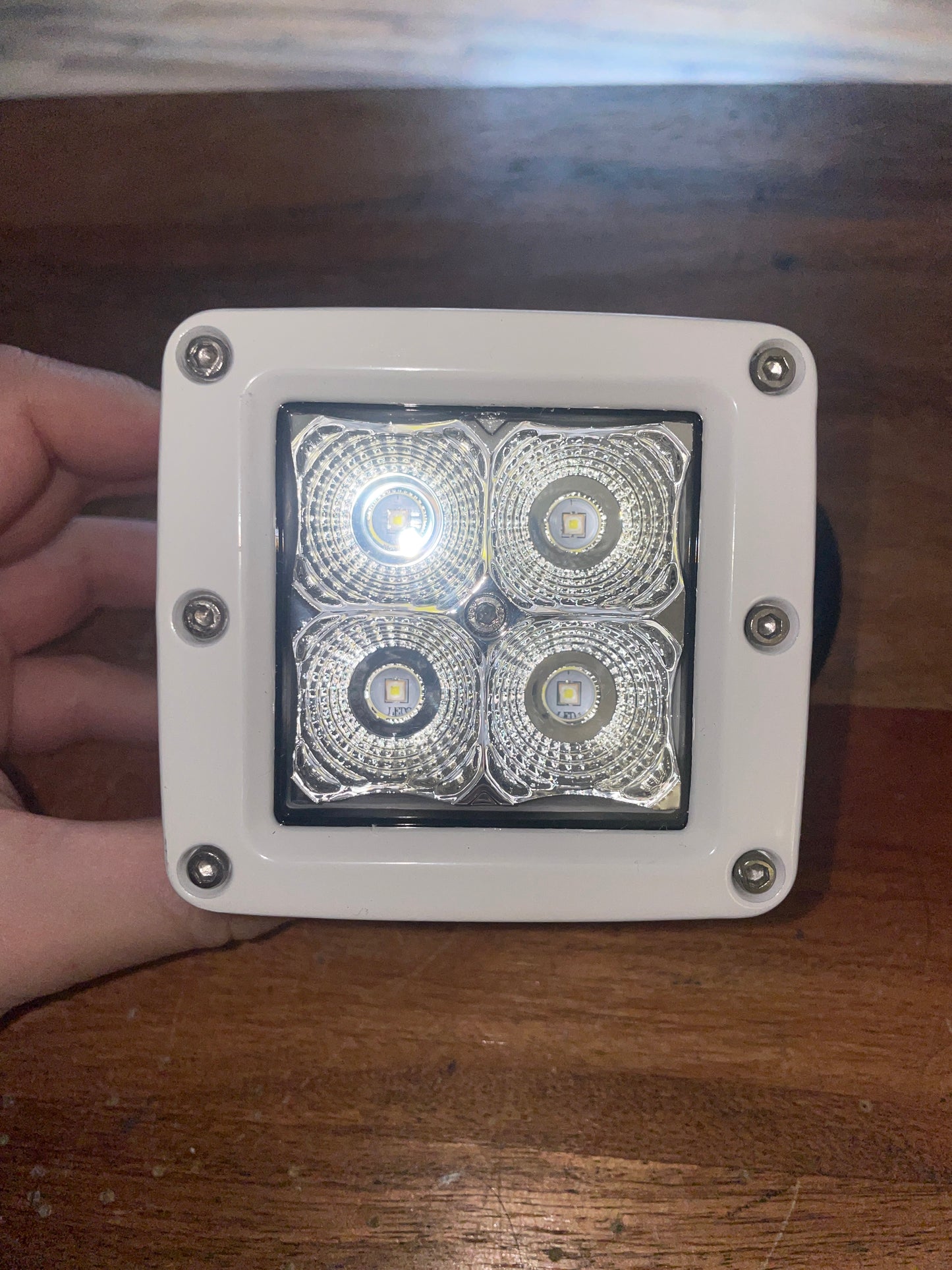 Hella Valuefit White Cube 4 LED Flood Beam Light - NEW