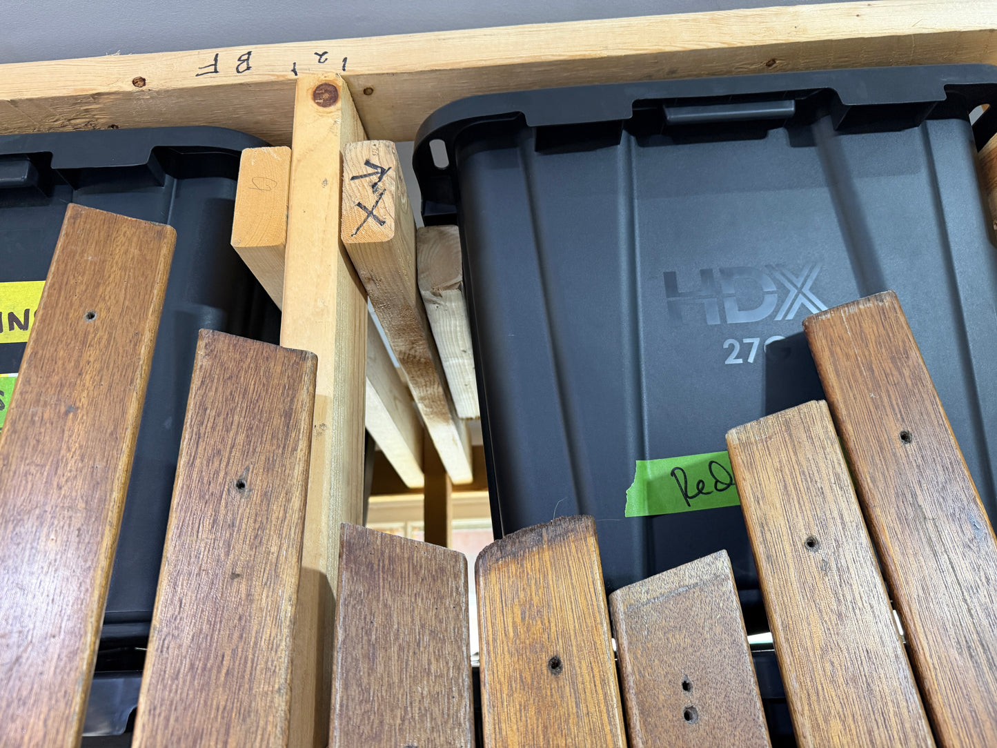 LOT OF 7 Teak 3" Width Trim Pieces - OFF Lippincott 30