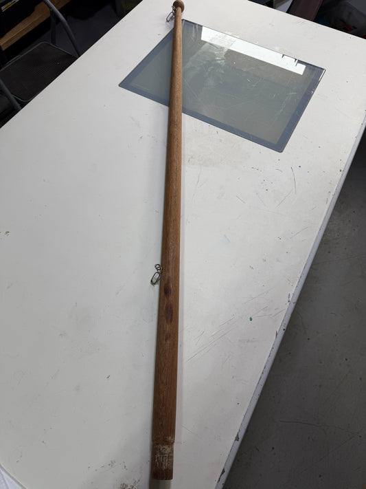 47" Long Teak Flag Pole - 1 1/4" Insert