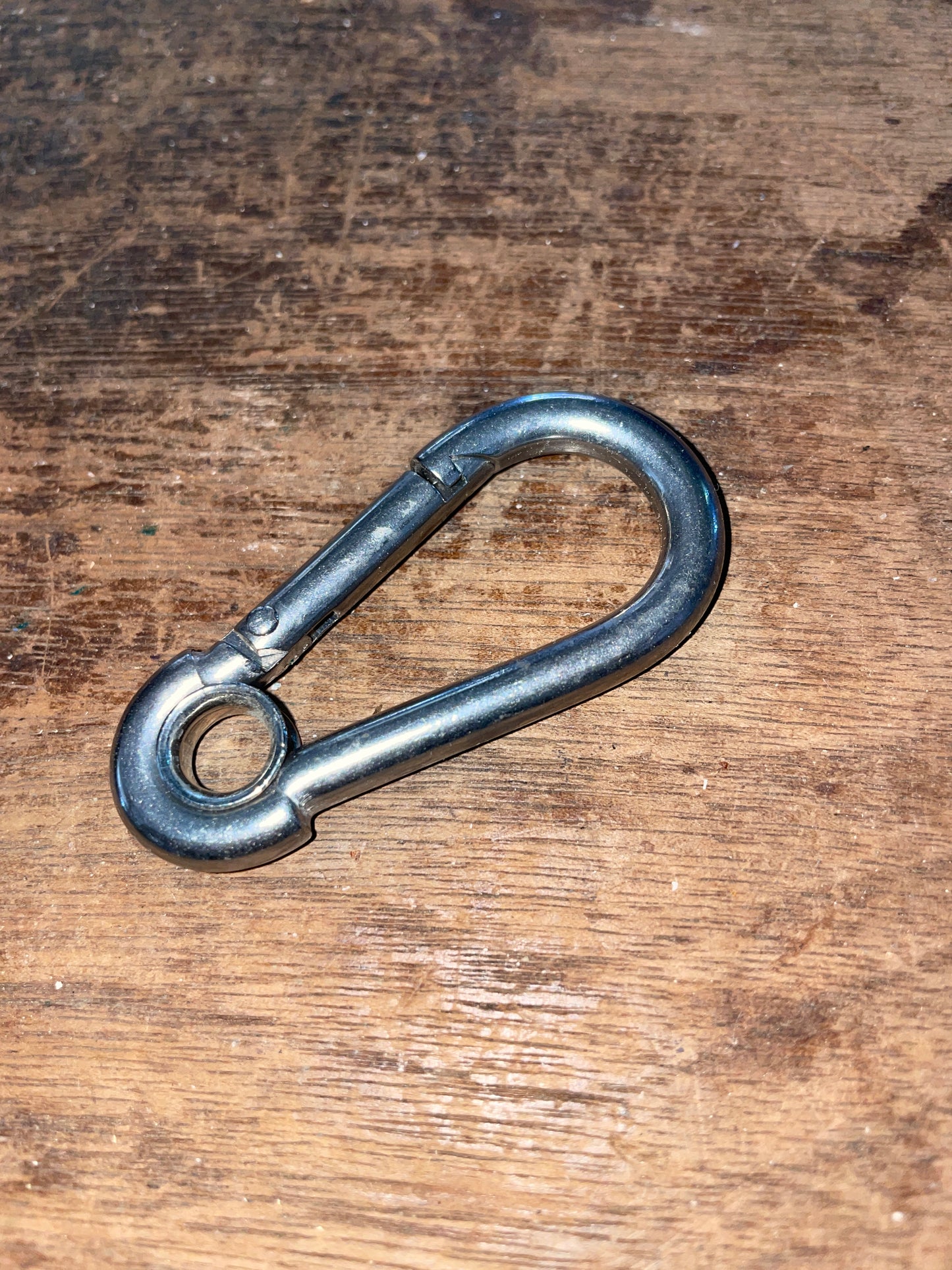 Stainless Steel Spring Clip With 5/16” Eye