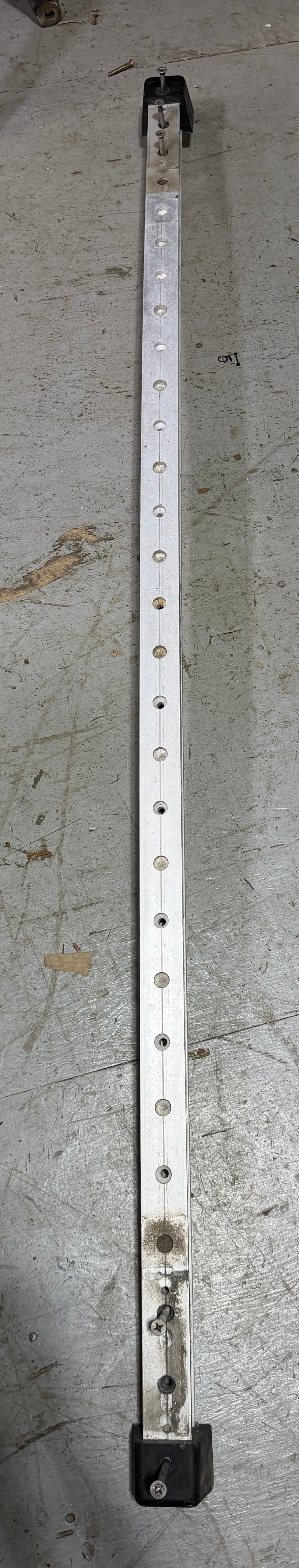 58 1/2" Length x 1 1/2" Width Curved Traveler Track