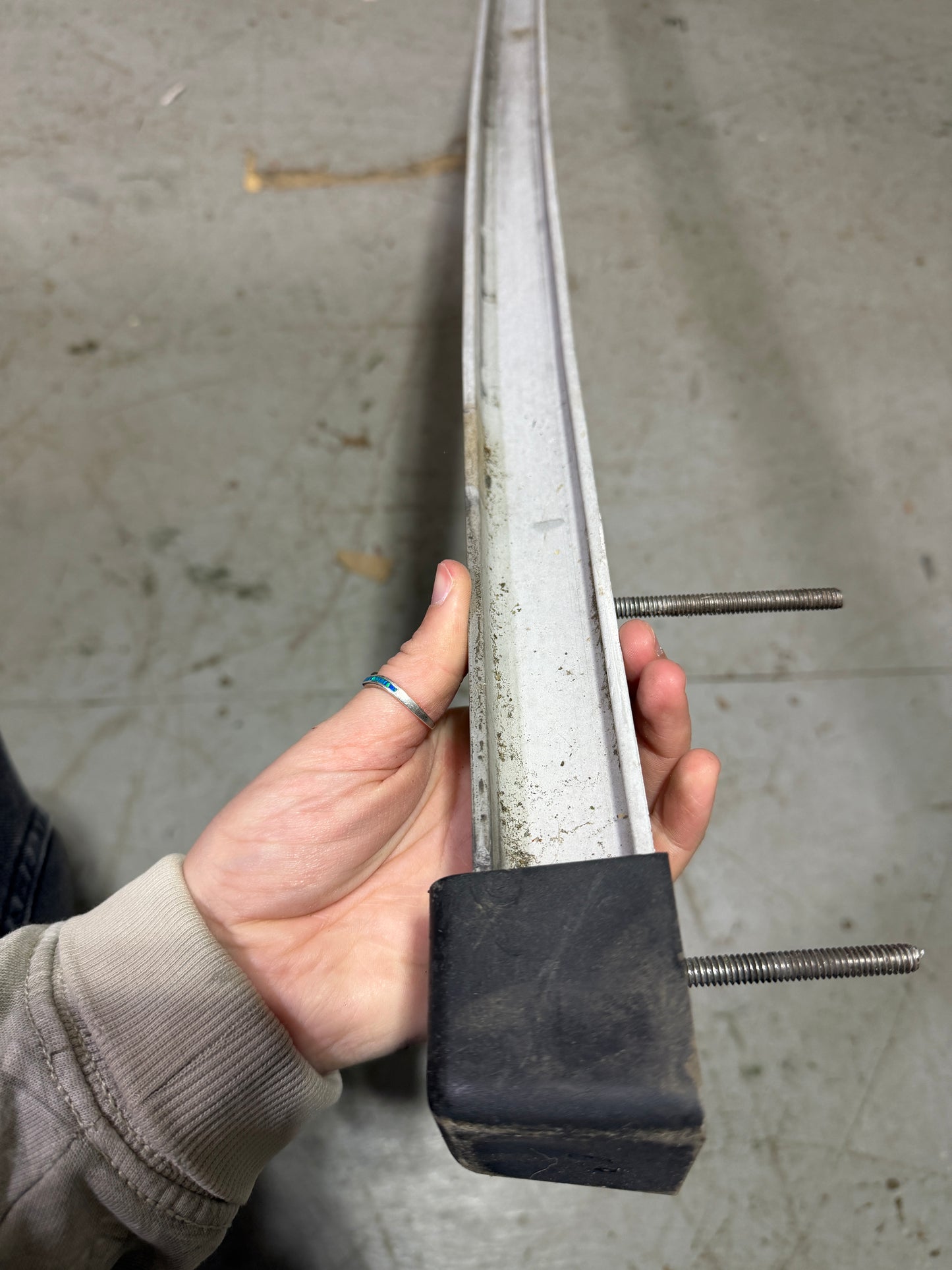 58 1/2" Length x 1 1/2" Width Curved Traveler Track