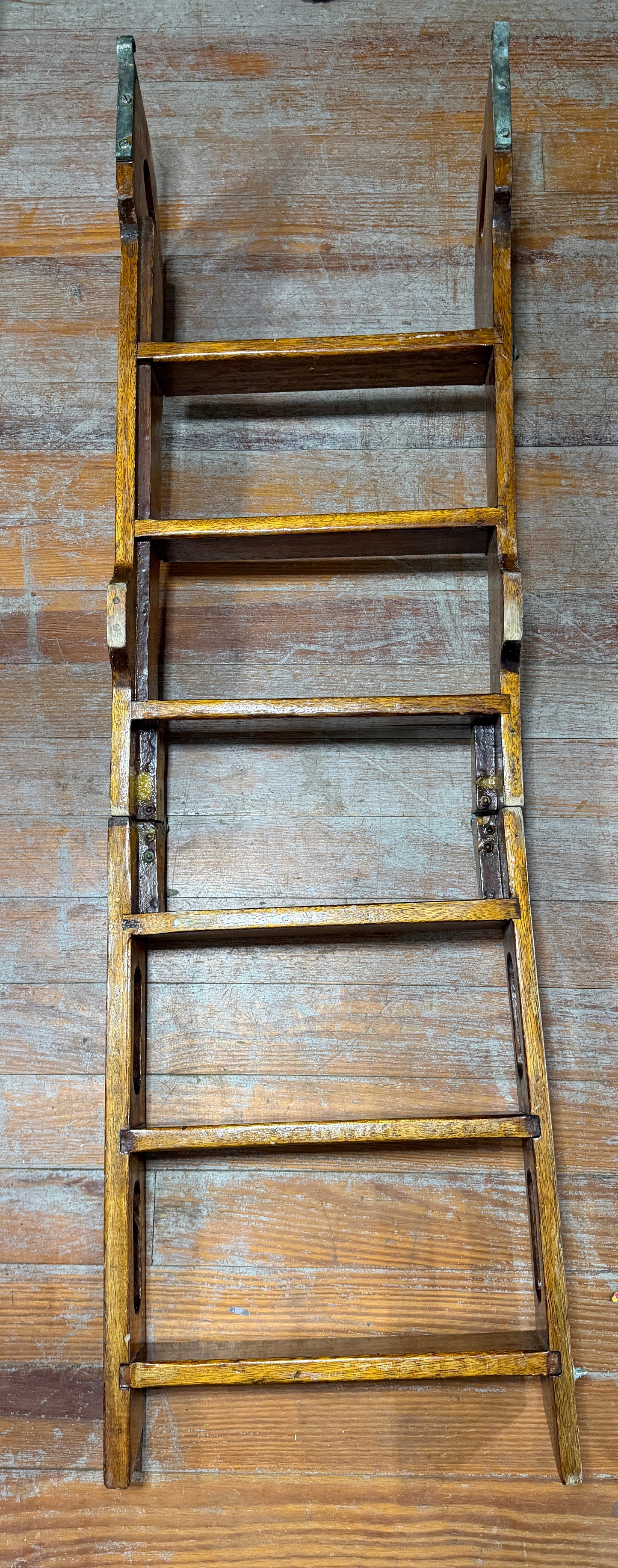 52" Length Folding Wooden Ladder - Islander 33