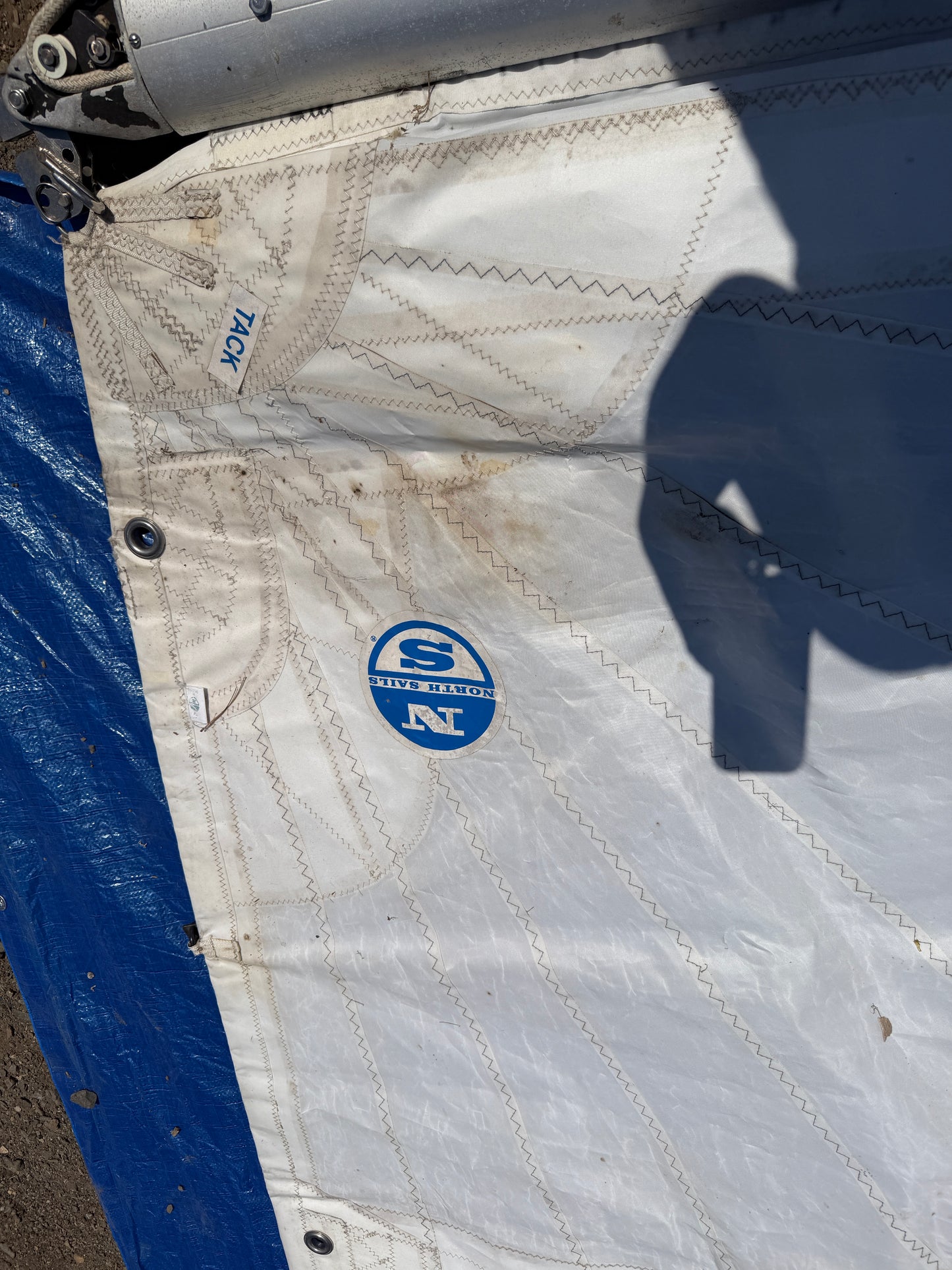 Hunter 30 Main Sail - 36'2" x 34'10" x 11'