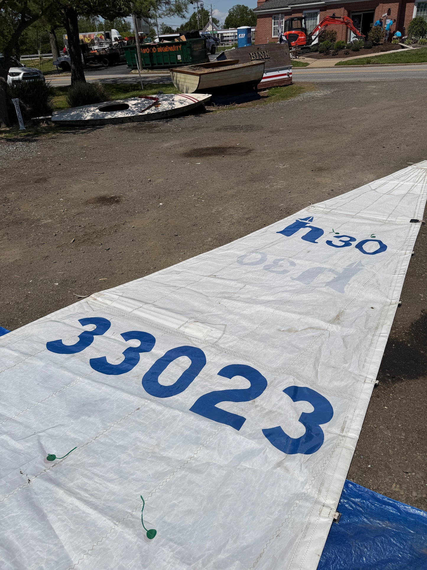 Hunter 30 Main Sail - 36'2" x 34'10" x 11'