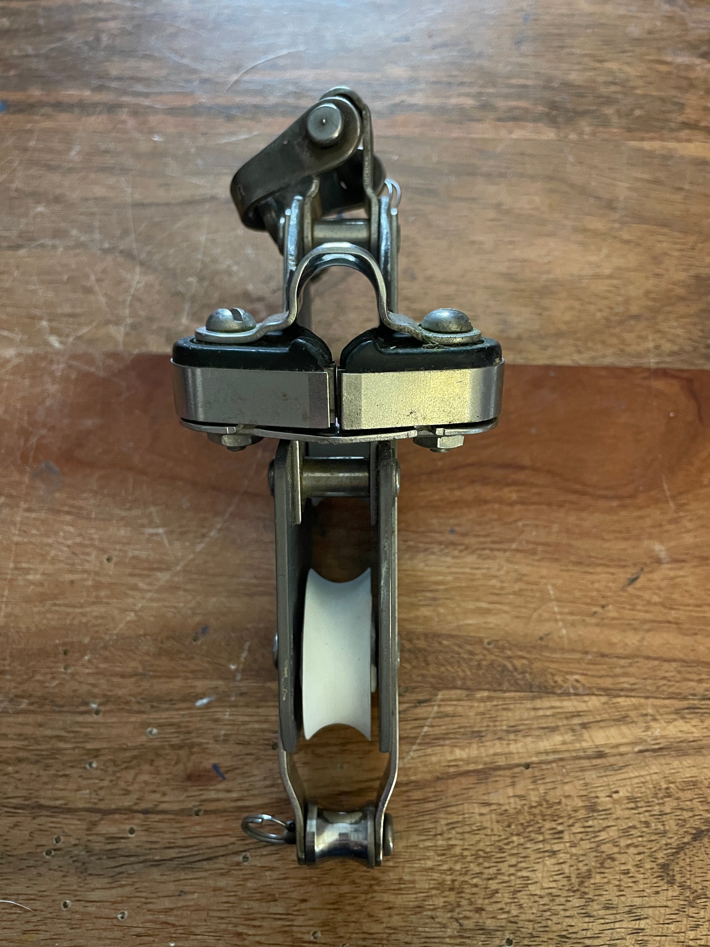 Fixed Schaefer Fiddle Block With Cam Cleat & Beckett With Shackles - 1 1/2” Sheaves - 3/8” Line