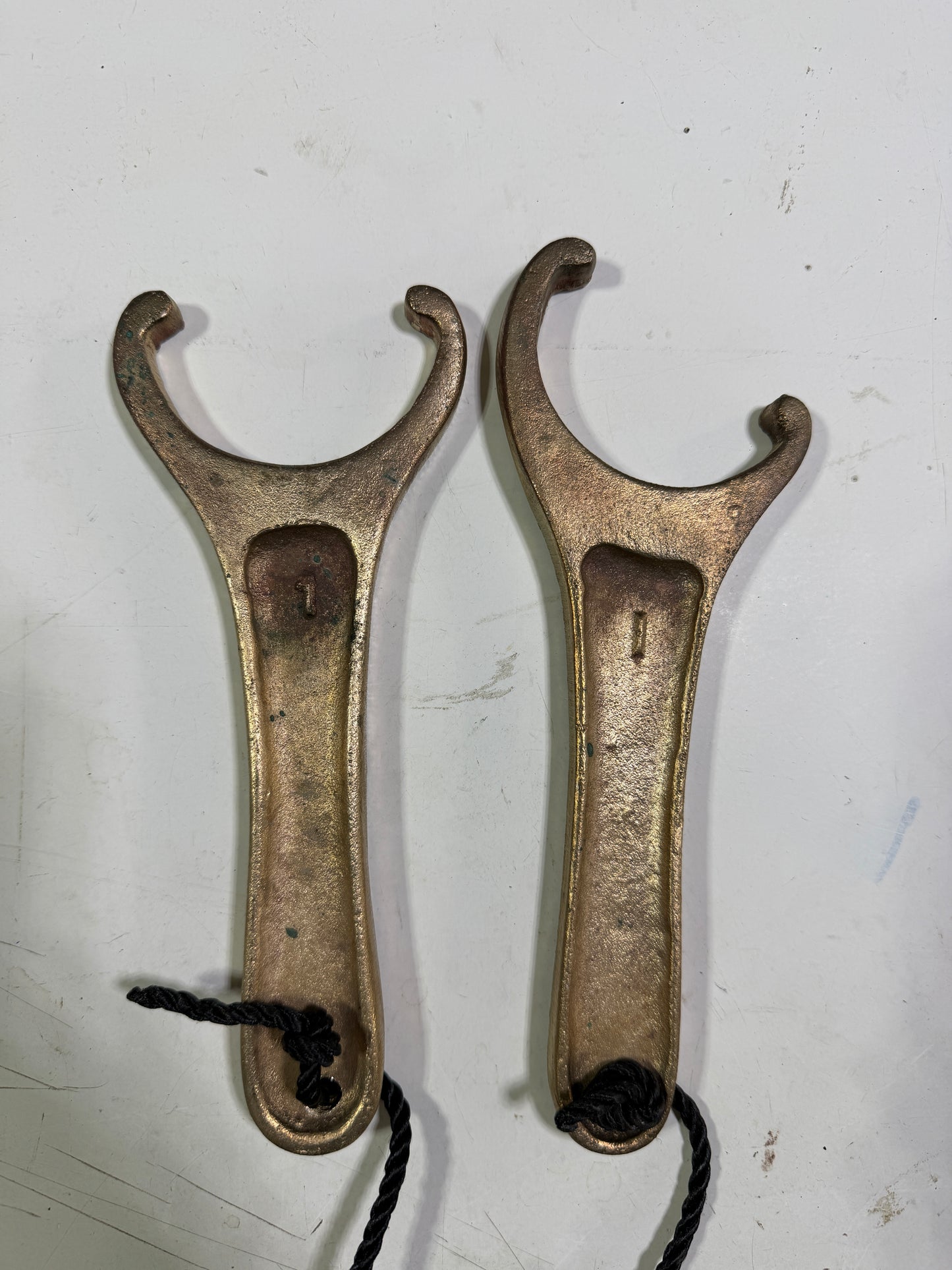 Cape Dory Style Stuffing Box Wrenches - Come in a pair as shown - Marine Tools