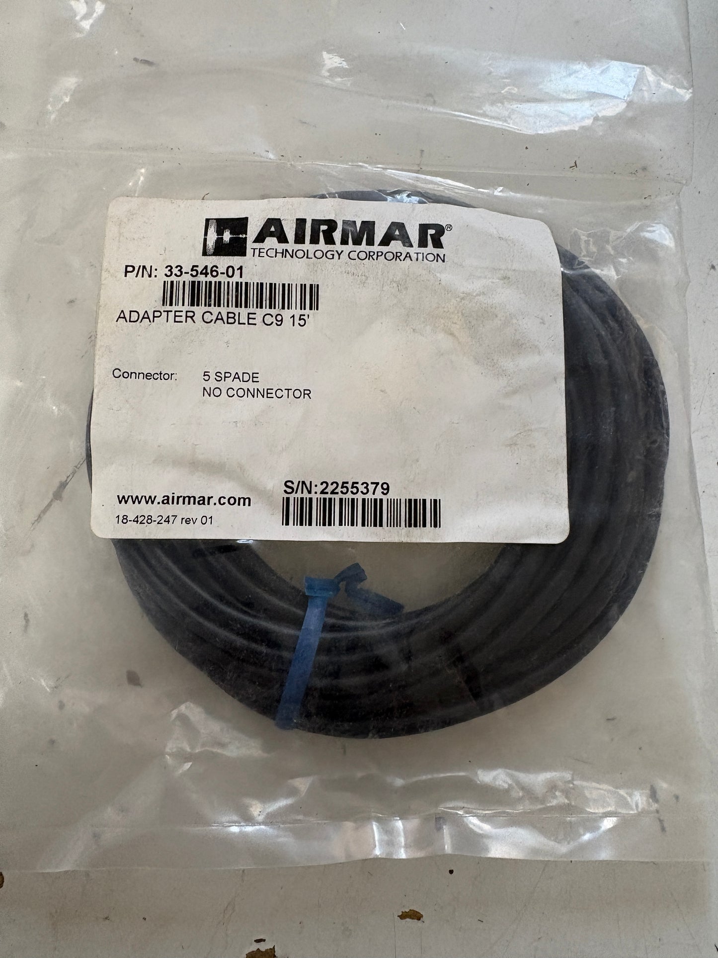 Airmar Adapter Cable C9 15'