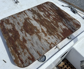 Teak Stern Hatch Seafarer 31 MKI Yawl