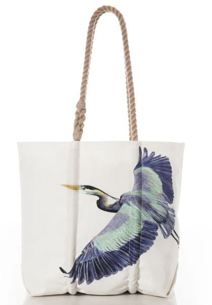 Sea Bags Great Blue Heron Medium Tote NEW