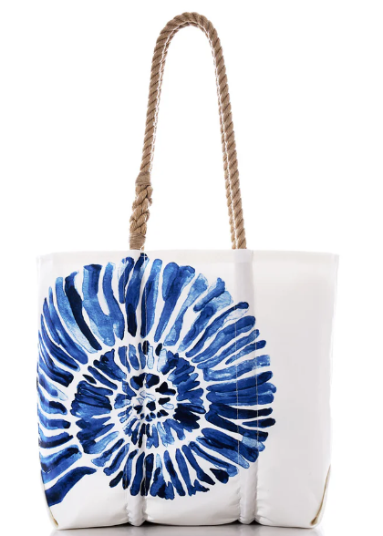 Sea Bags Nautilus Print Medium Tote NEW