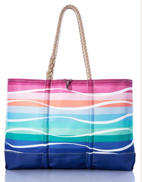 Sea Bags Sunset Surf Ogunquit Beach Tote Large NEW