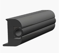 Taco Metals RUB RAIL BLACK 50' (FOR 1/2") NEW