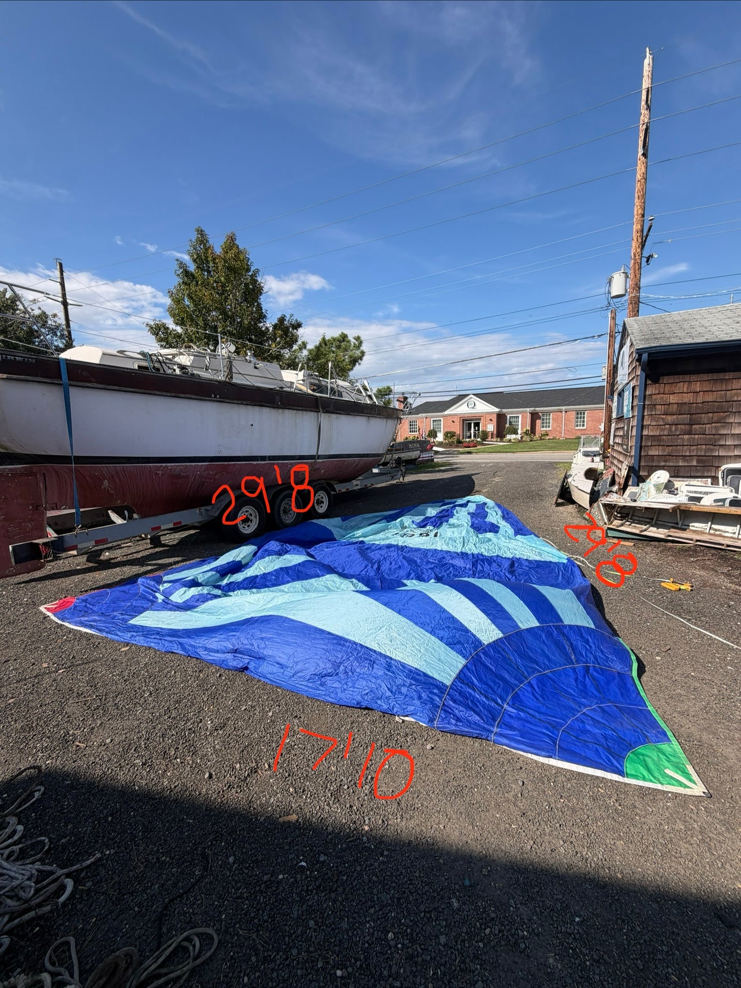 Cal 25 Symmetrical Spinnaker - 29'8" x 29'8" x 17'10"