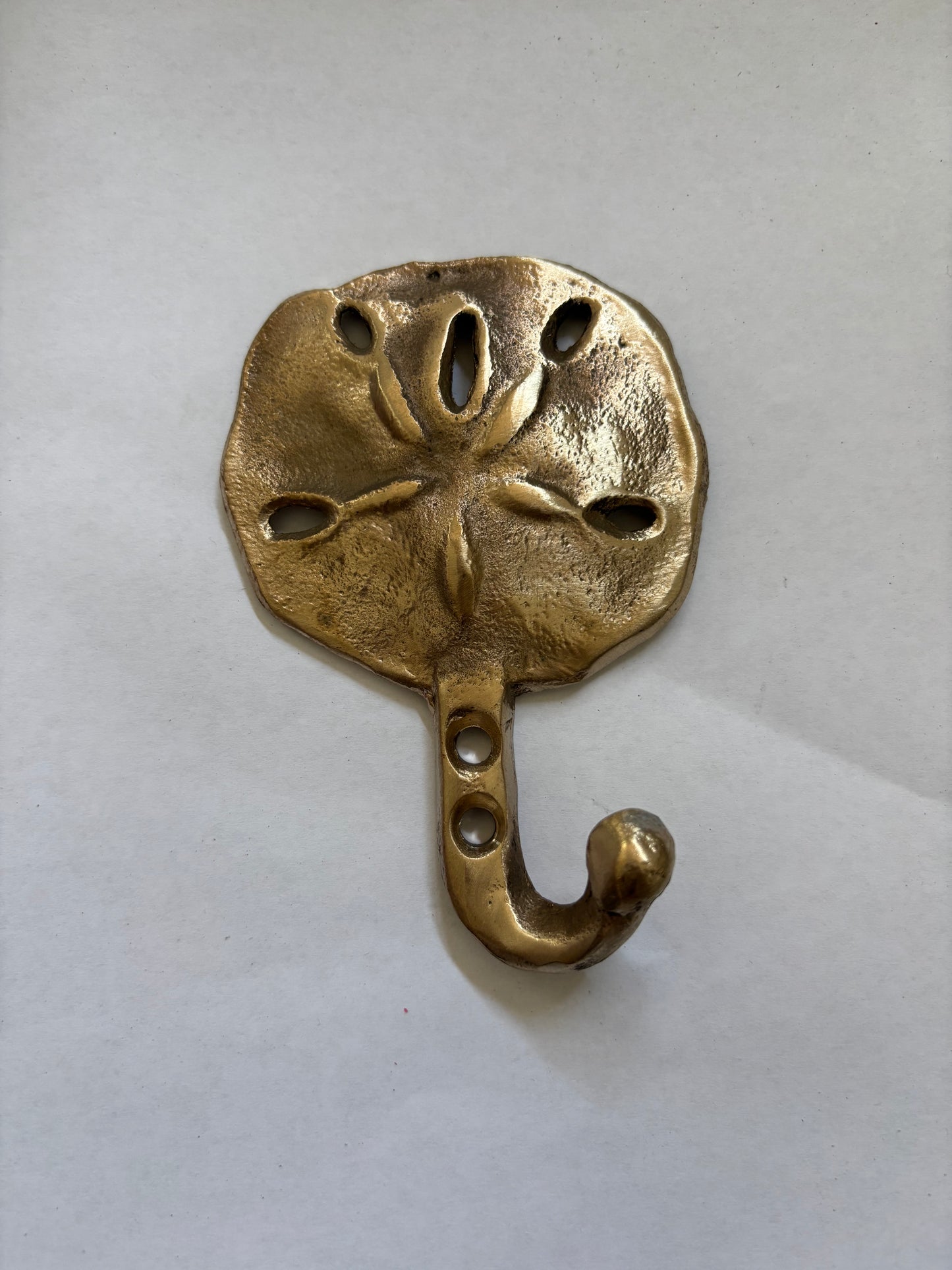 Bronze Decorative Sand Dollar Hook