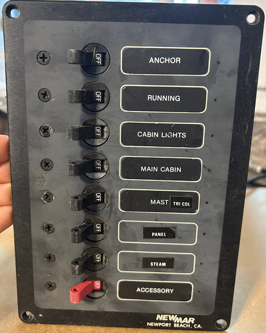Newmar Electrical Switch Panel