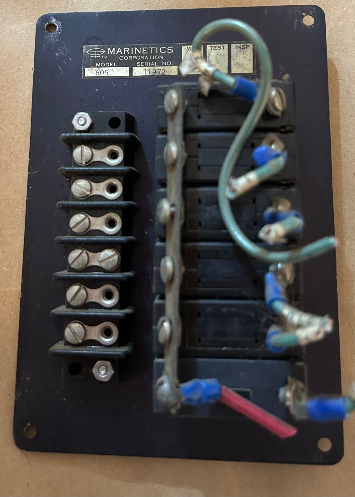 Marinetics Accessory Control Panel Model 605 (broken switch)