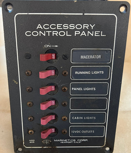 Marinetics Accessory Control Panel Model 605