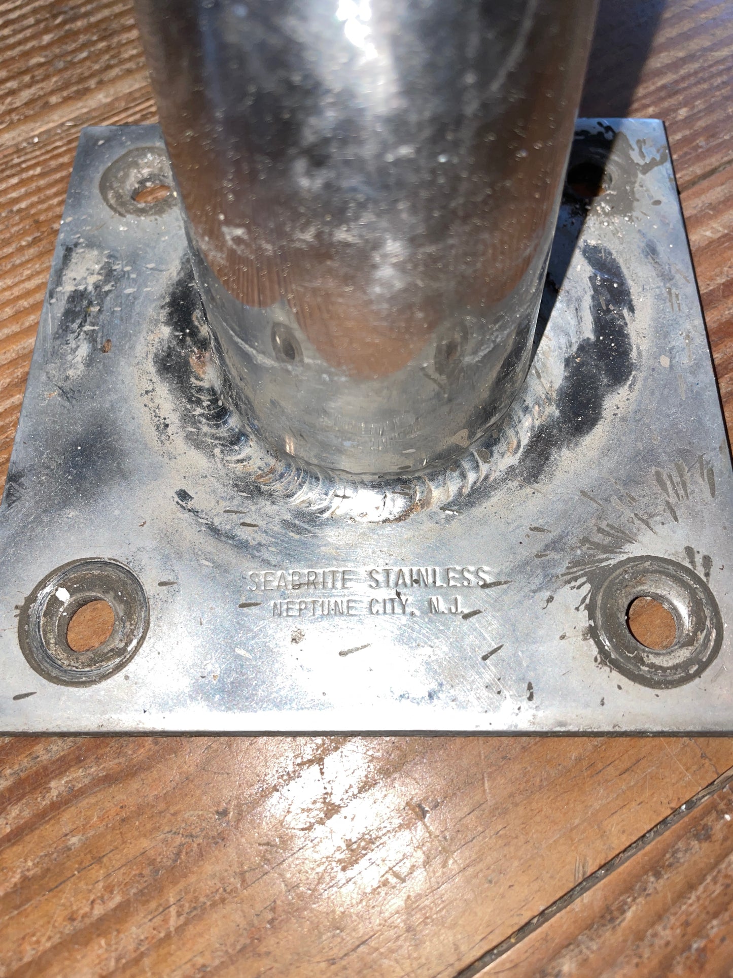 Angled Stainless Mooring Cleat