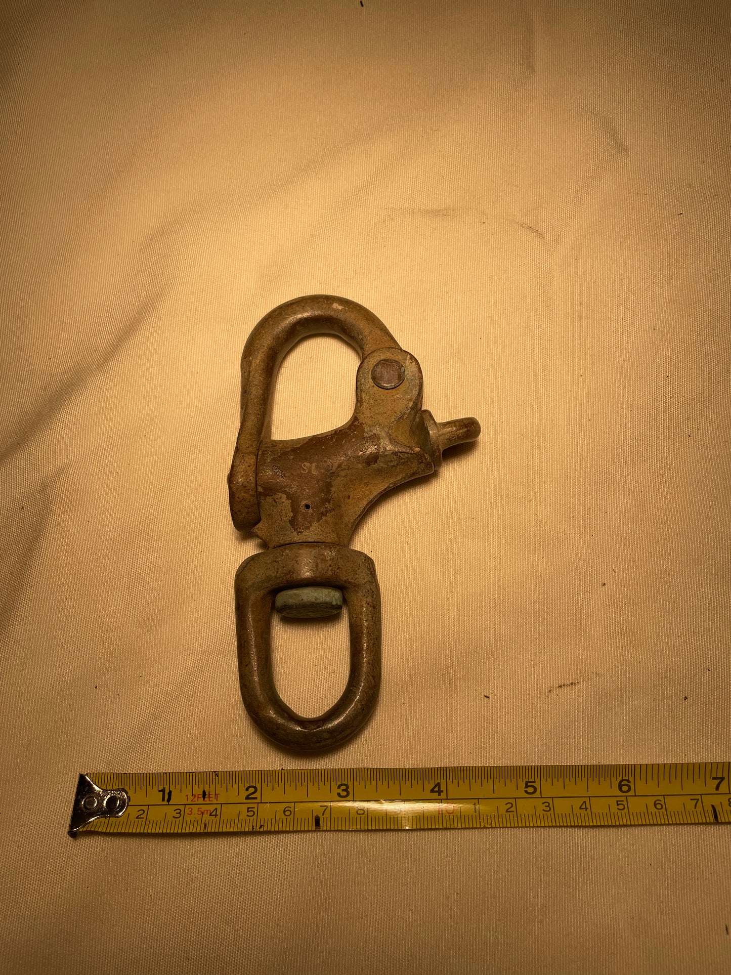 Vintage Large South Coast Bronze 7/8" Snap Shackle