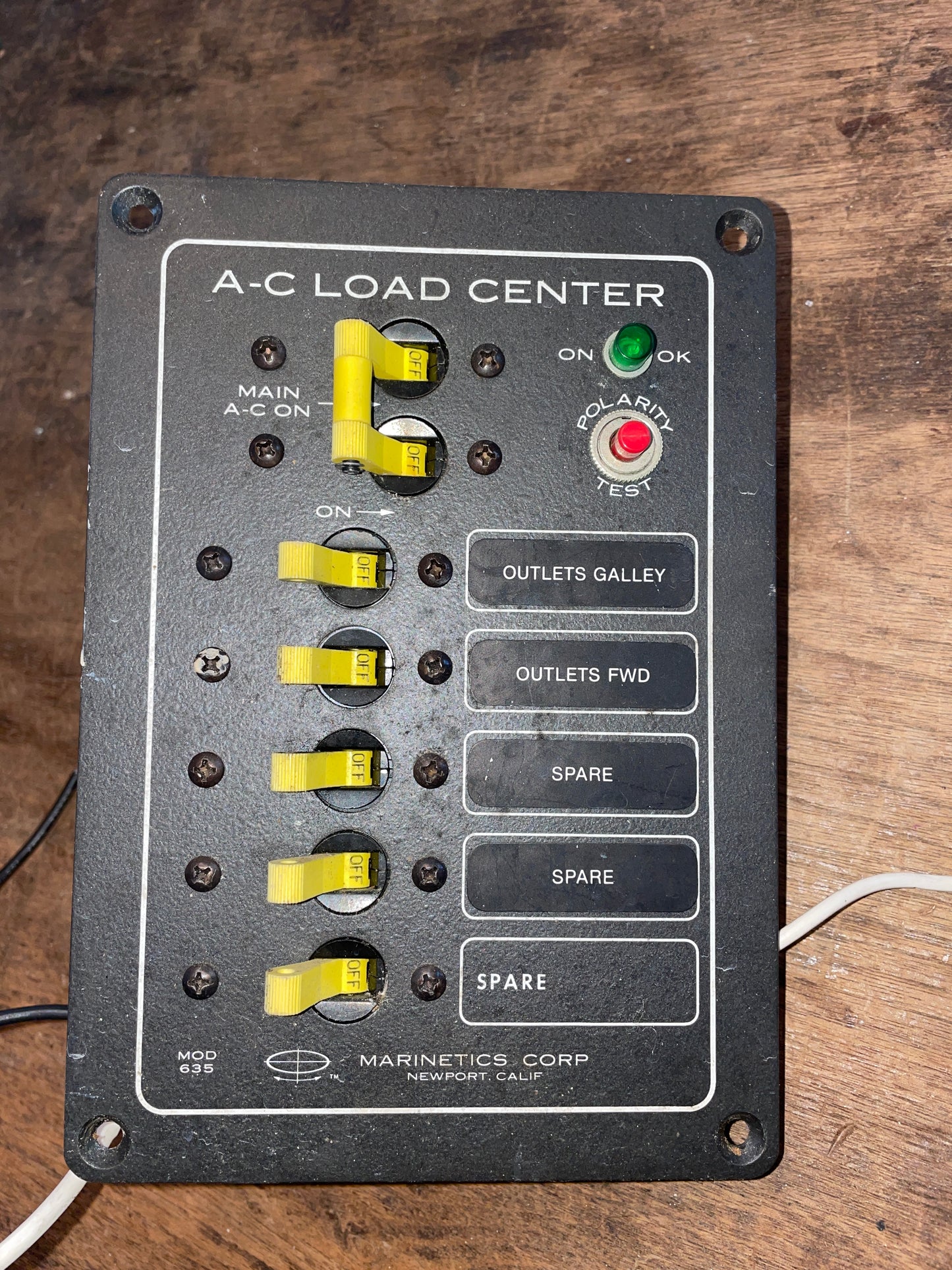 Marinetics Corp. AC Load Center Panel