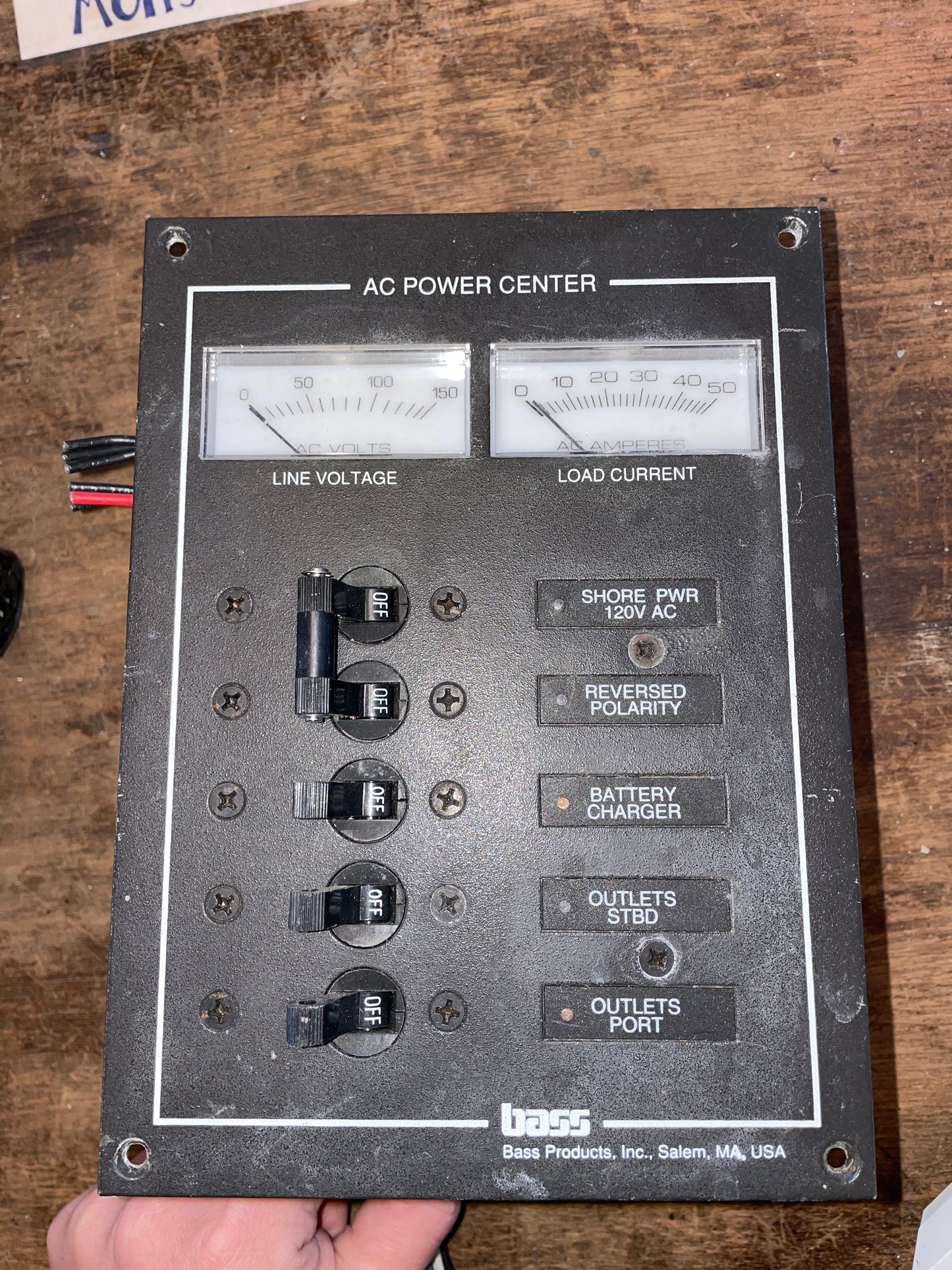 Bass Products AC Power Center Panel