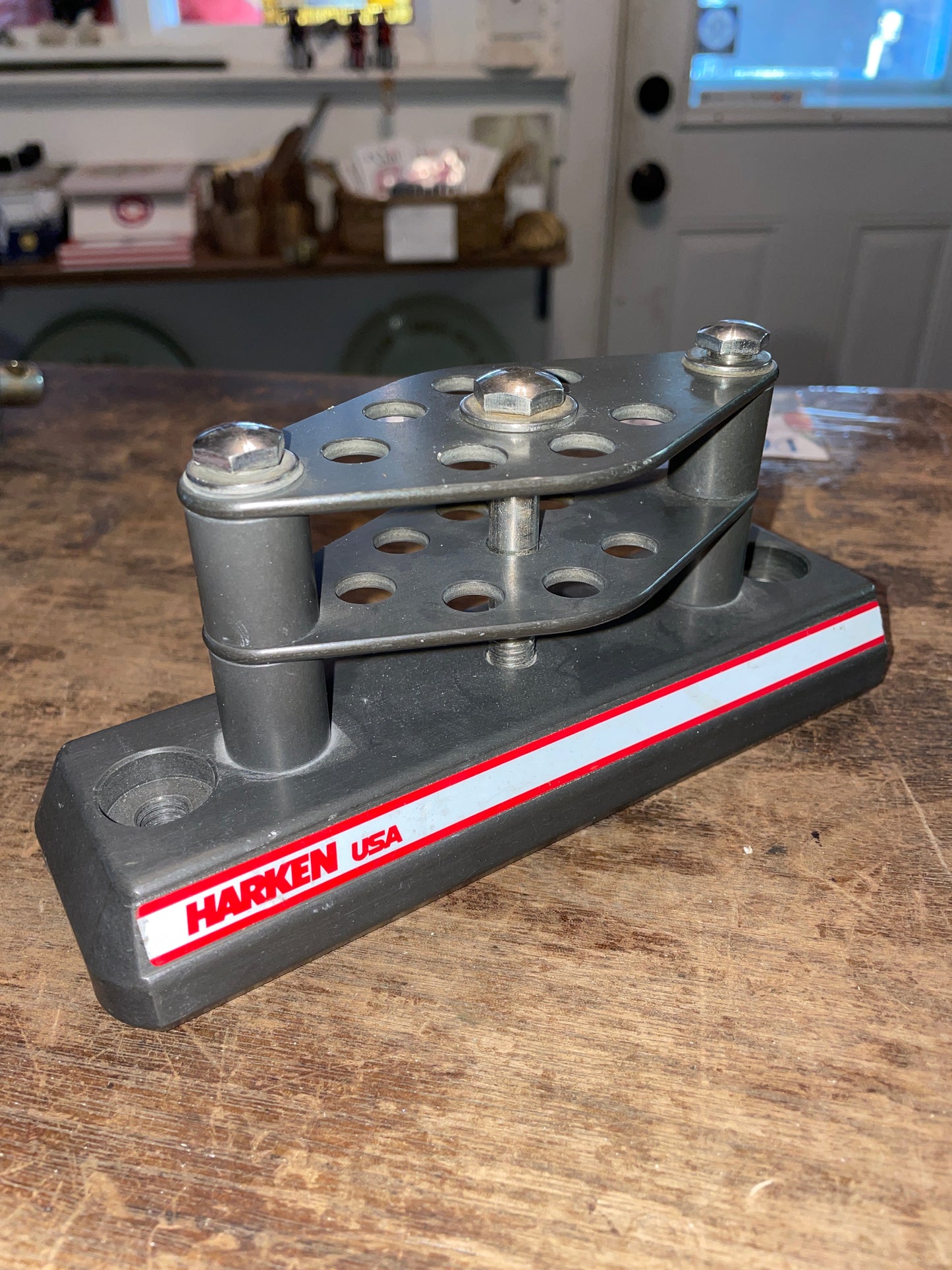 Harken Traveller Control Car (Missing Sheaves) - 1 1/4” Track