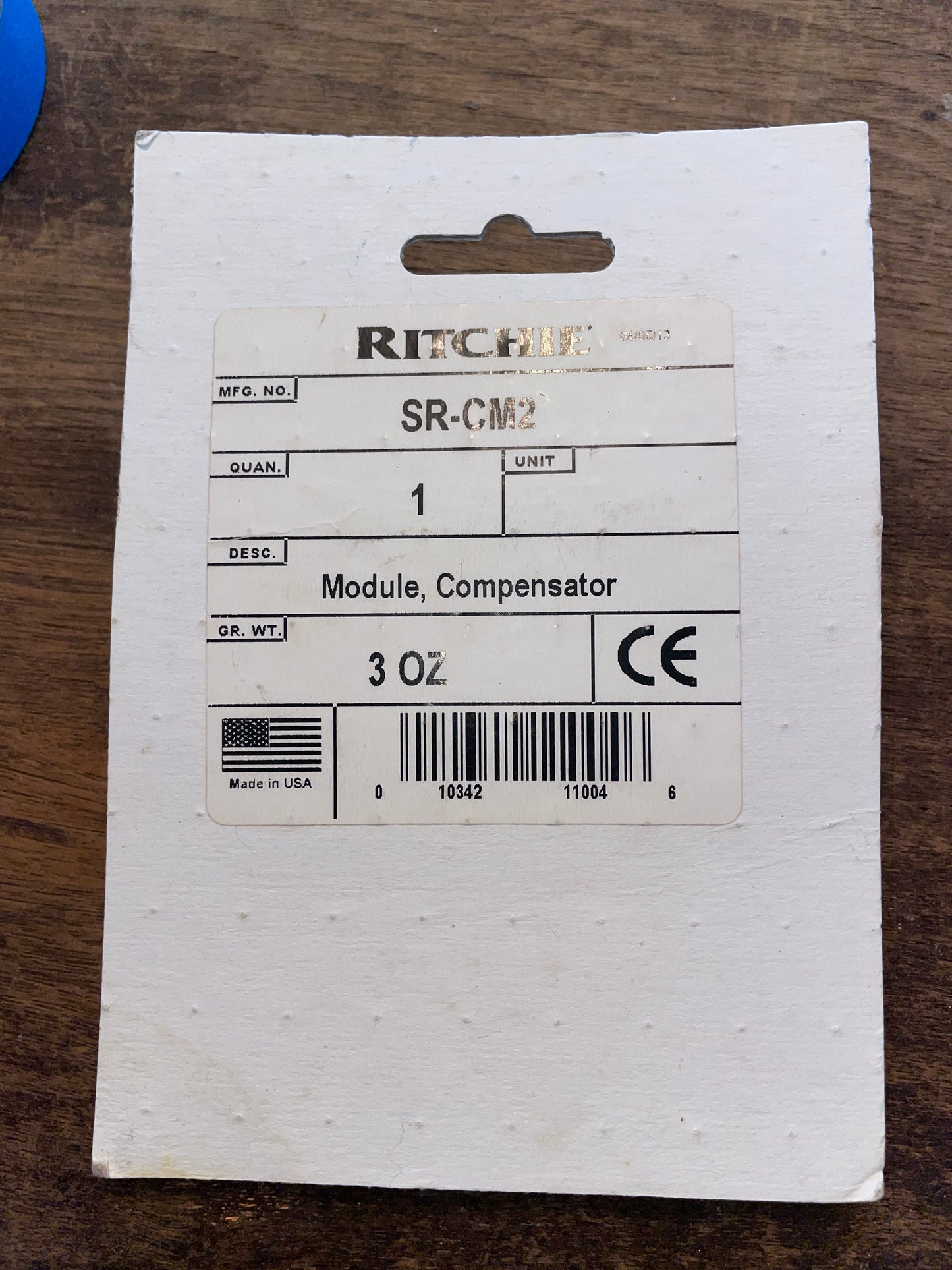 Ritchie Compensator Module For SS-PR2-NEW