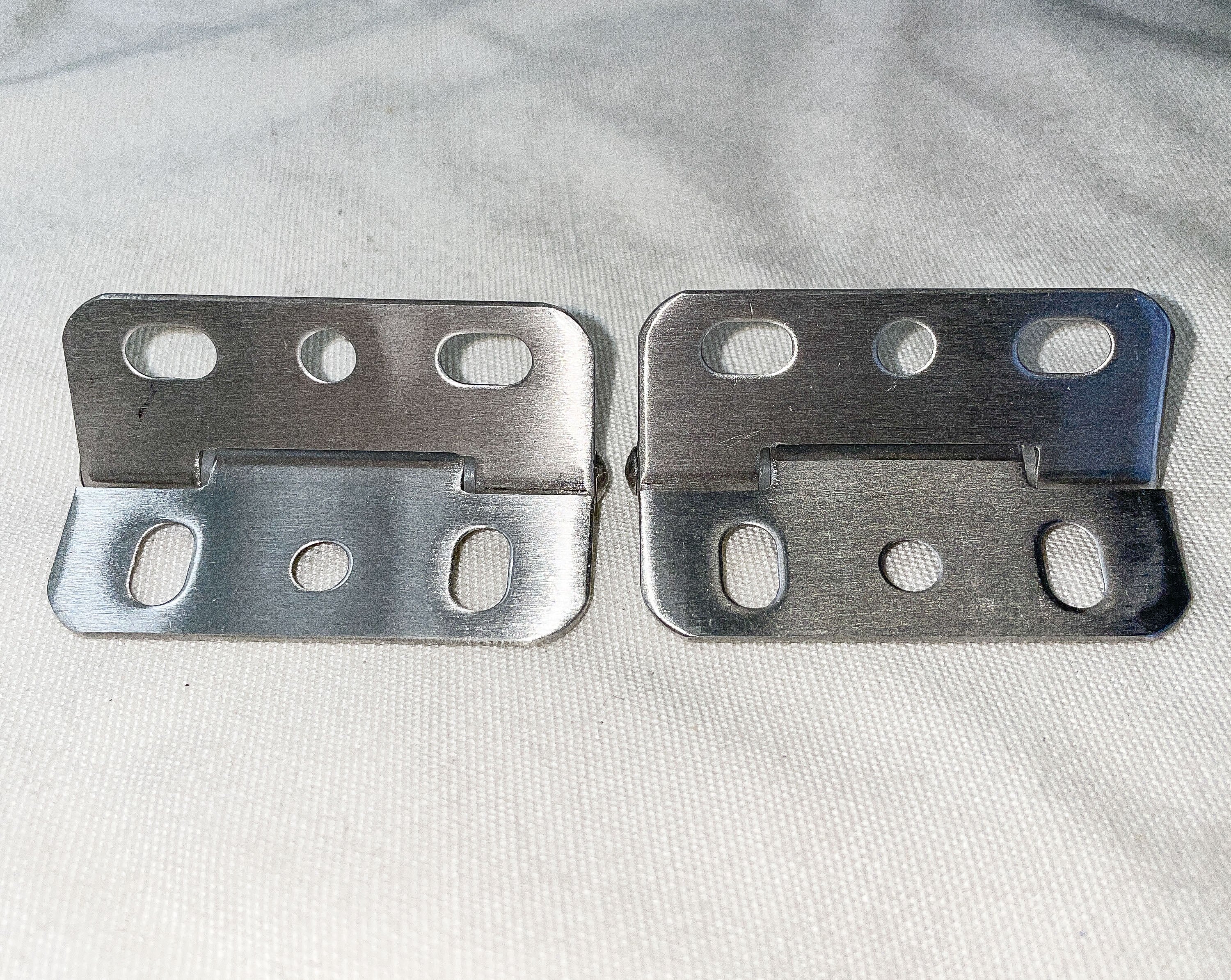 Folding Stainless Hinges PAIR Sailboat Parts   75E95E11 F3C8 499A A2BC 729488EA0C4C 