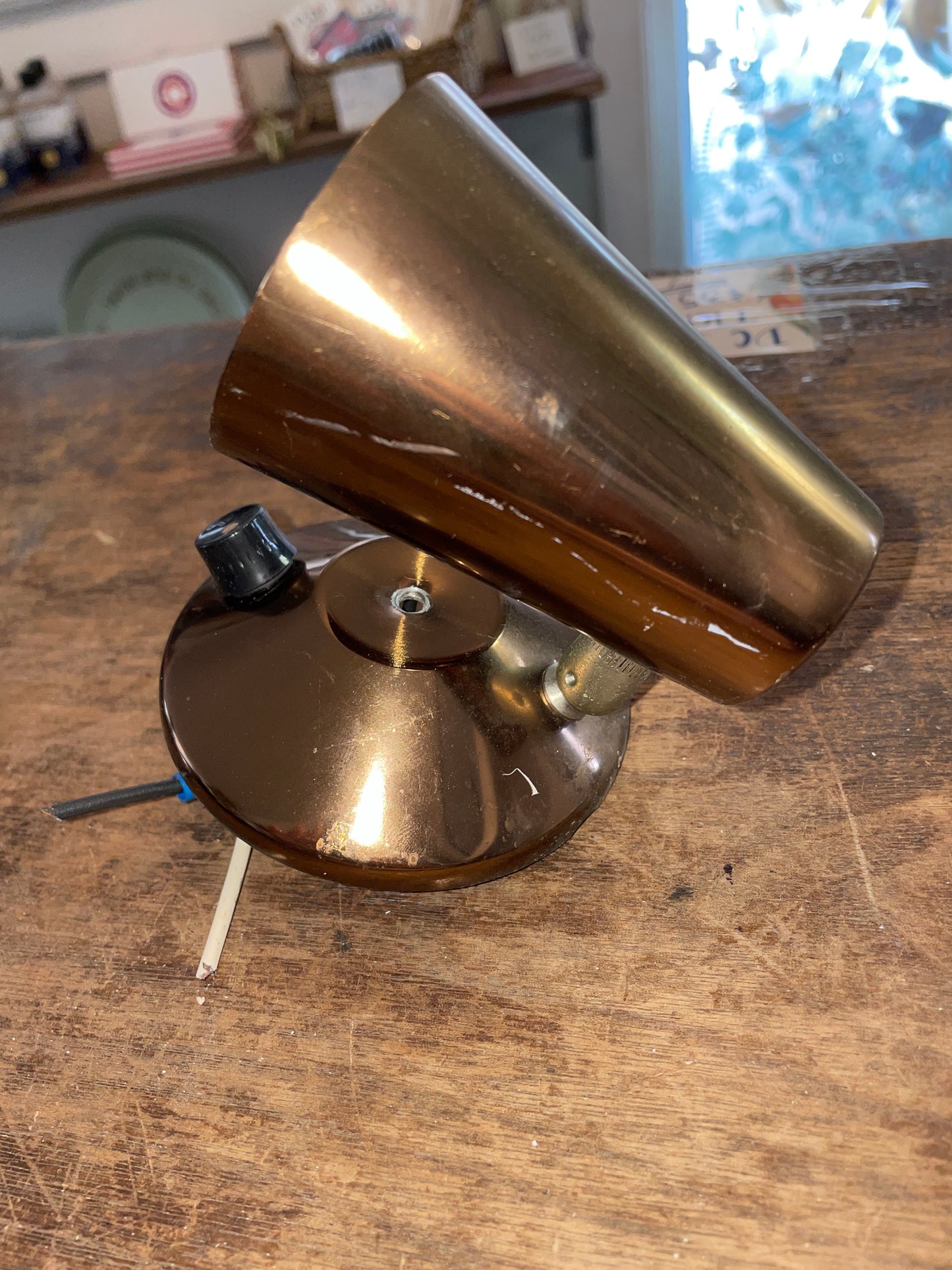 Copper Plated Interior Tilting Light