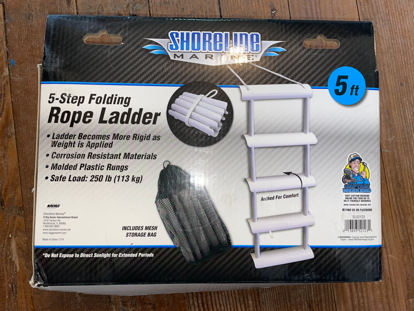 Shoreline Marine 5’ Boarding Ladder