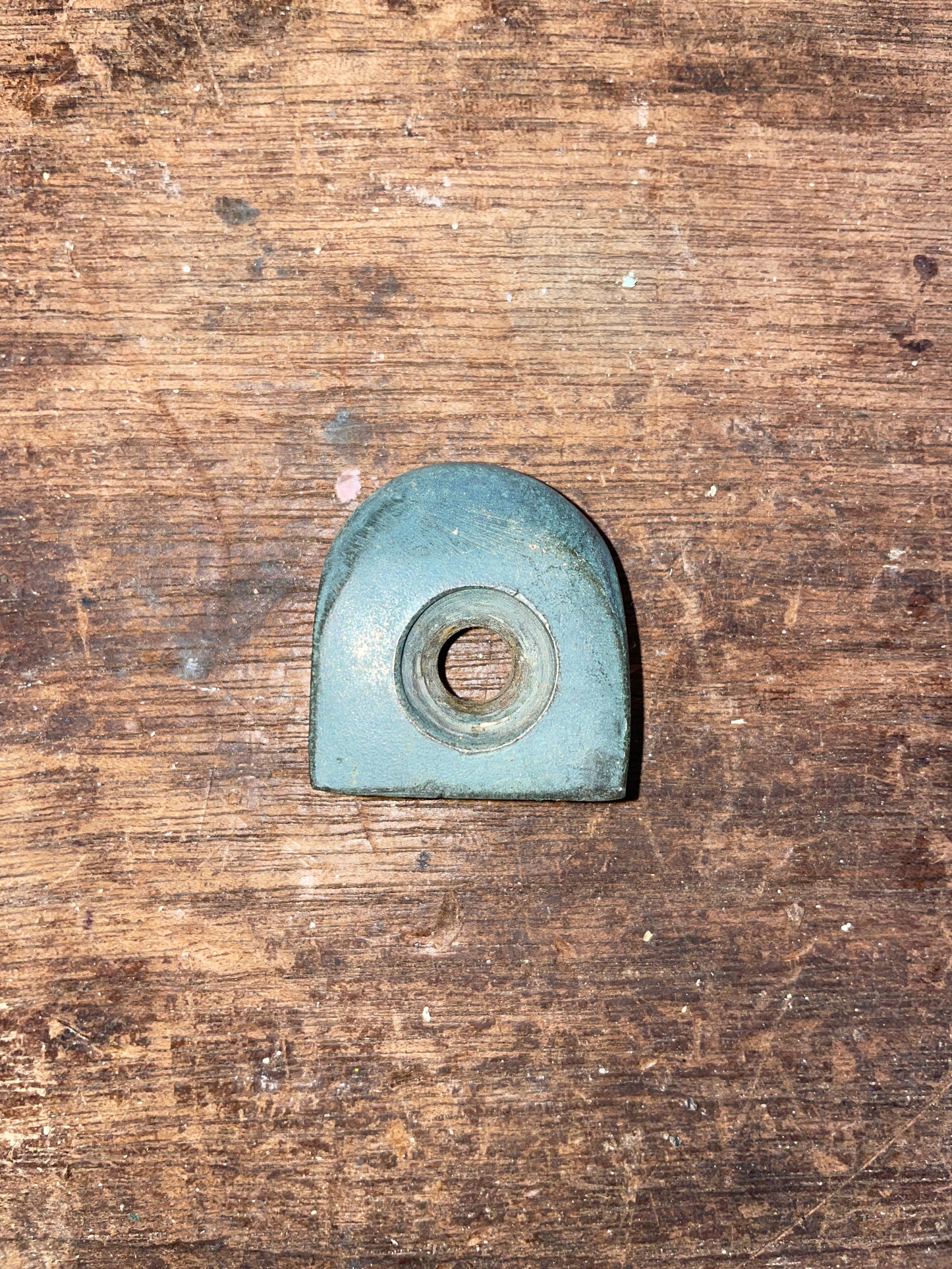 Solid Bronze 1” T Track End