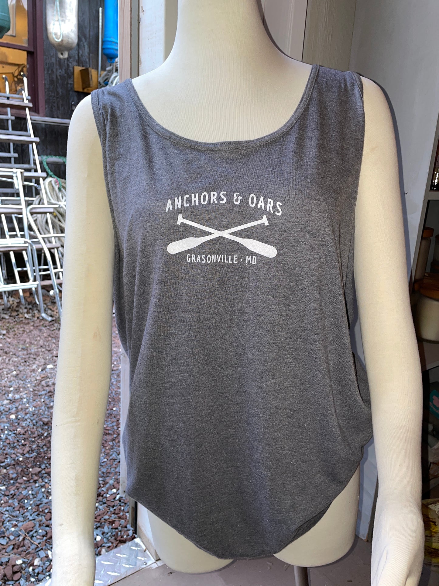 Anchors And Oars Tank Top