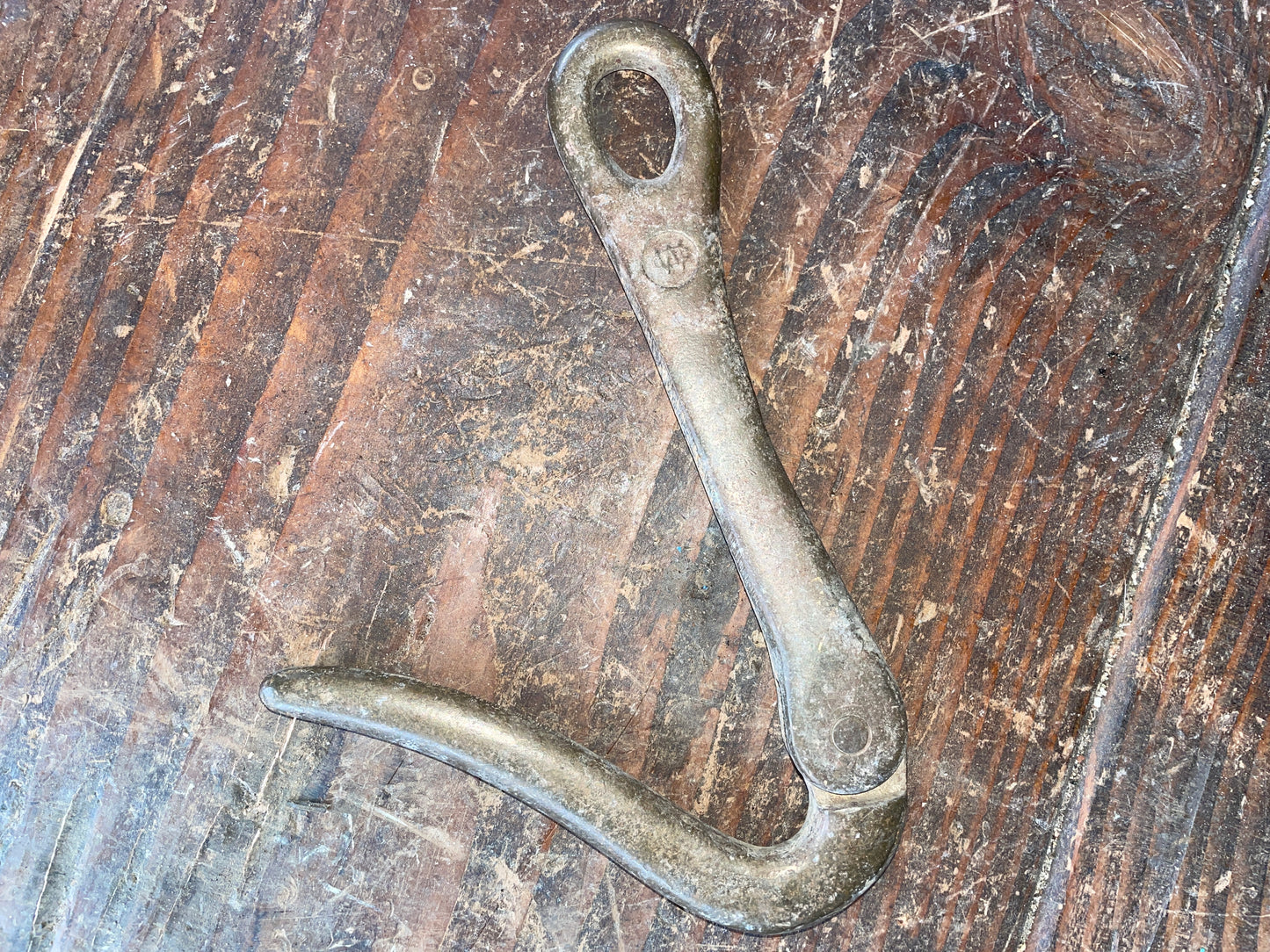 Wilcox Crittenden Brass Pelican Hook With 5/8” Eye