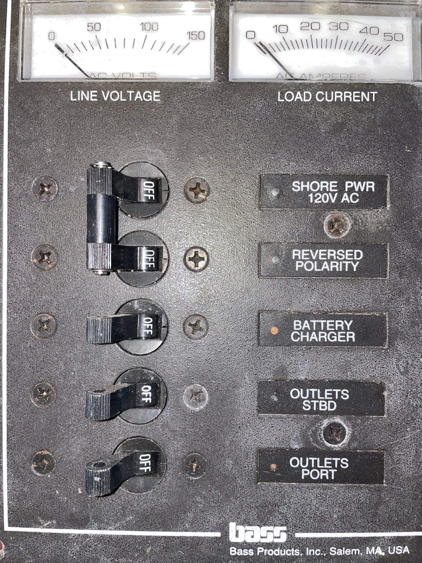 Bass Products AC Power Center Panel