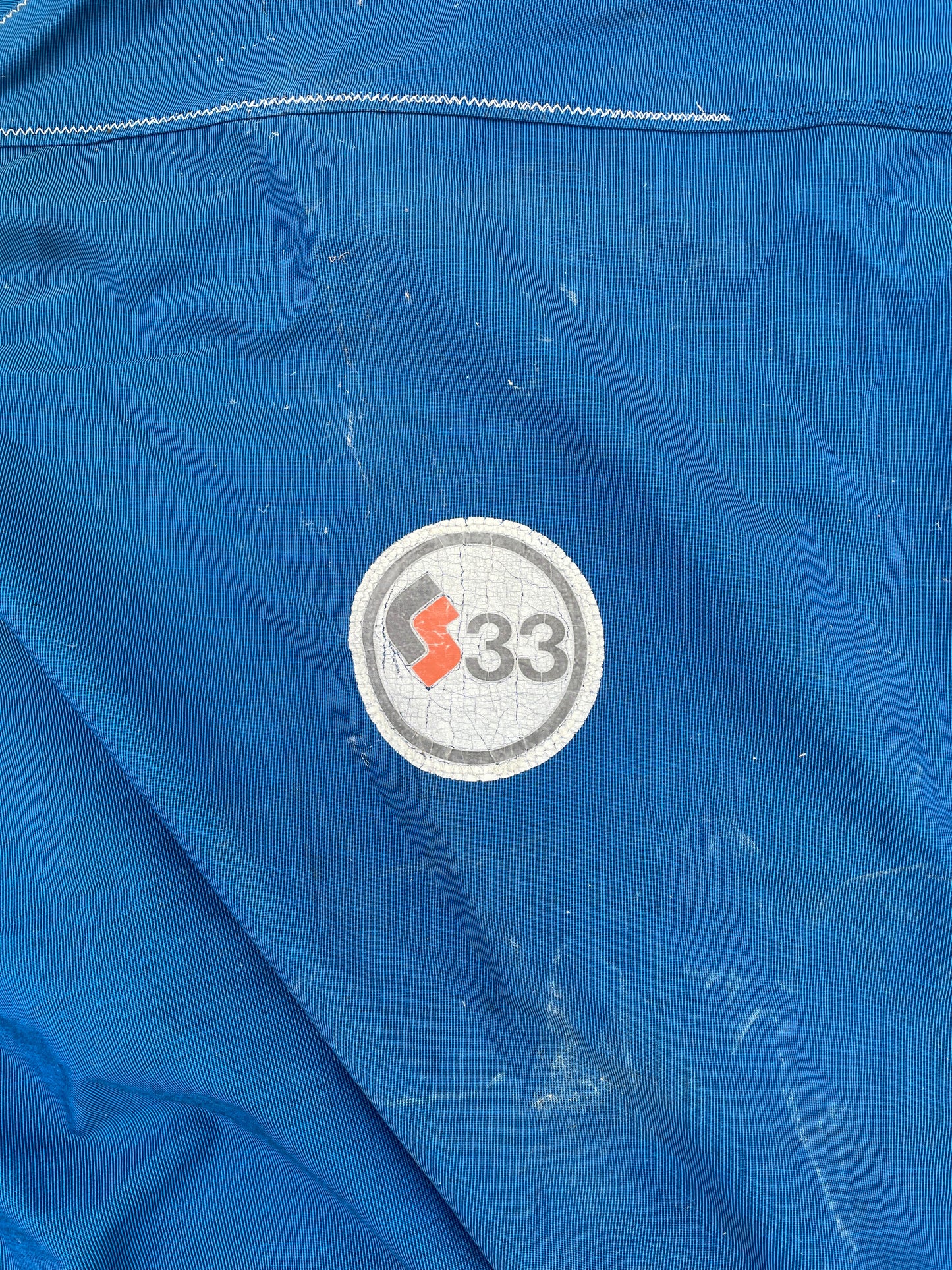 12’9” Blue Canvas Mainsail Cover