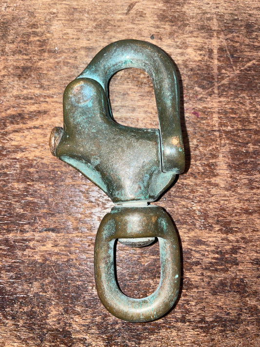 Vintage Bronze 5/8" Snap Shackle Swivel Bail