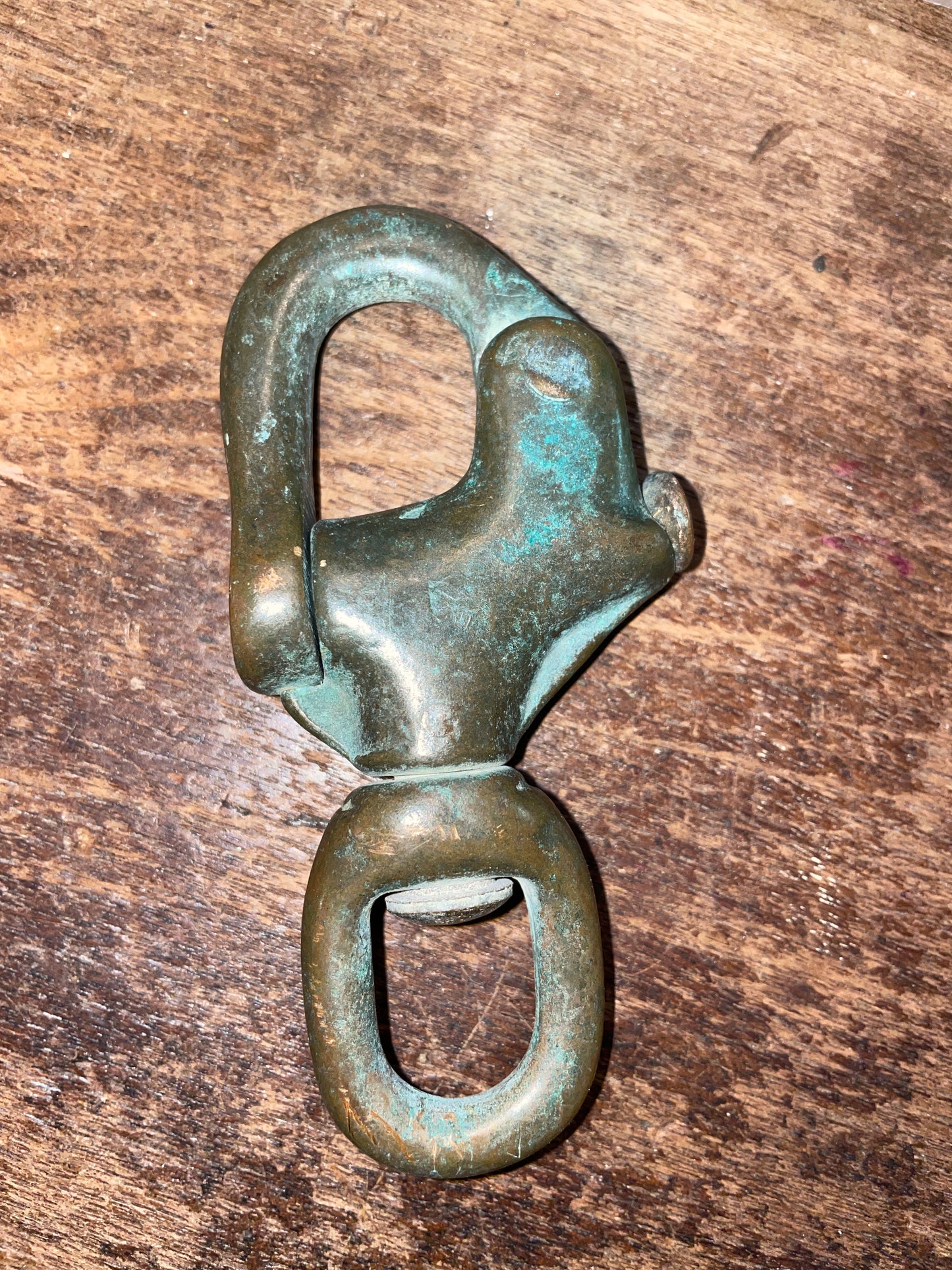 Vintage Bronze 5/8" Snap Shackle Swivel Bail